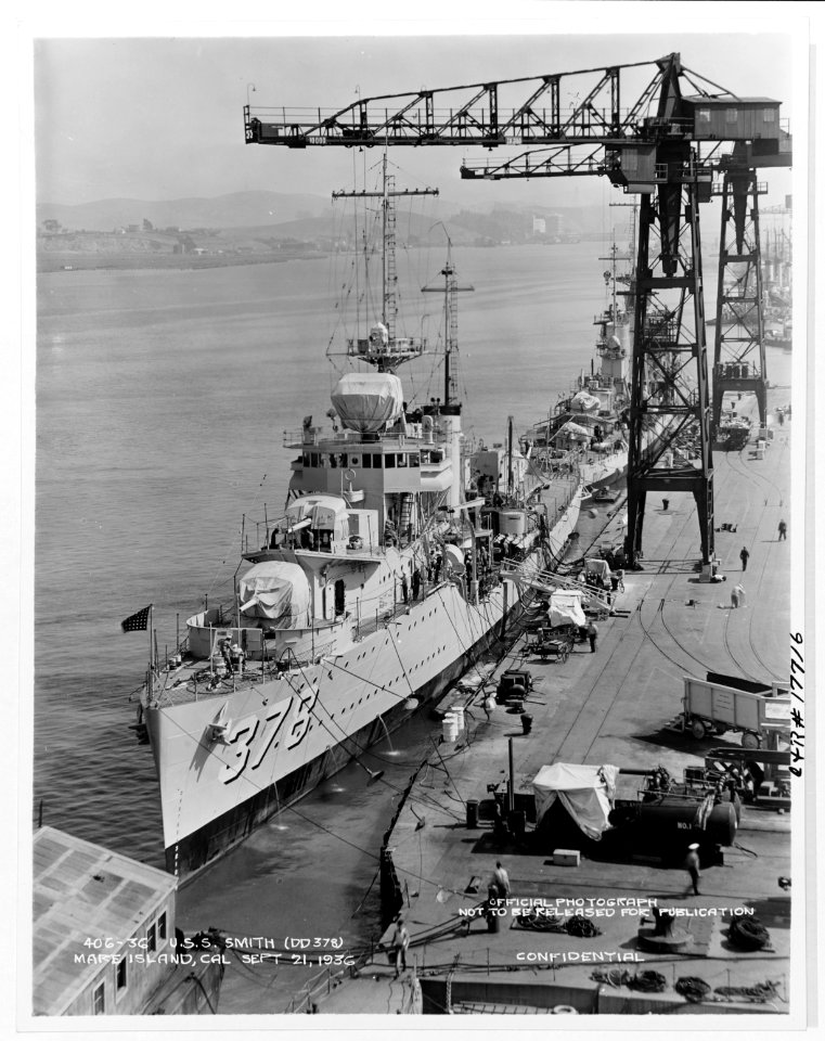 USS Smith (DD-378) - 19-N-17716