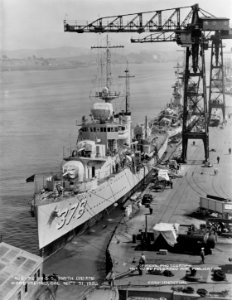 USS Smith (DD-378) at the Mare Island Naval Shipyard, California (USA), 21 September 1936 (19-N-17716)