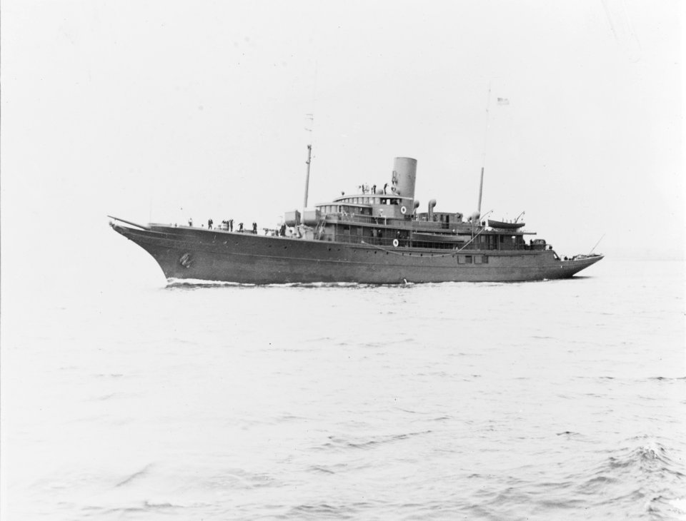 USS St. Augustine off the Boston Navy Yard, Massachusetts, 27 May 1941 - 19-N-24213