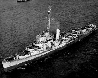 USS Stockdale (DE-399) underway on 29 April 1945