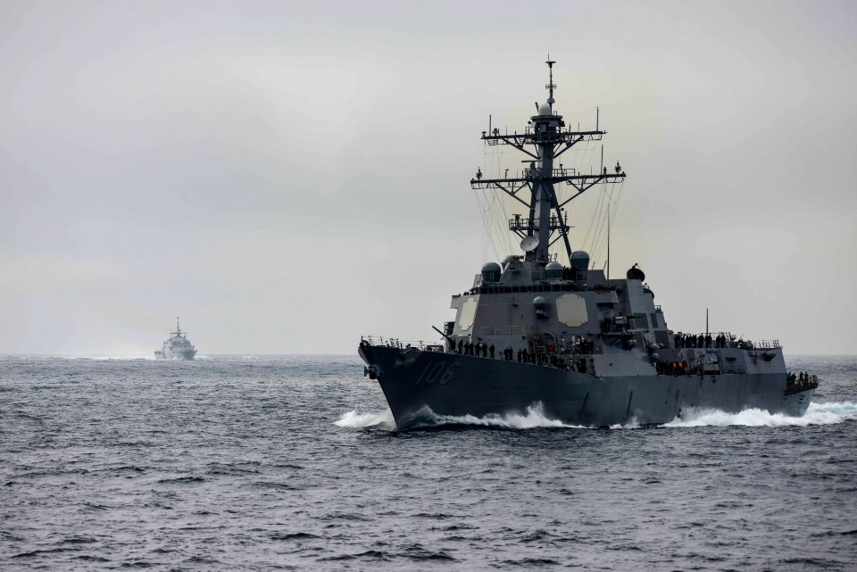 USS Stockdale is underway. (17145475370)