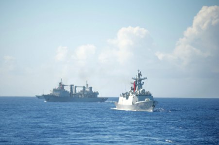 USS Stockdale At Sea Operations During RIMPAC 160718-N-KM939-119