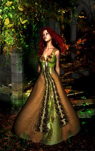 Fantasy female magic photo