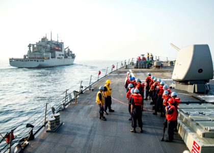 USS STOUT (DDG 55) REPLENISHMENT-AT-SEA 160704-N-GP524-018