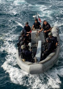 USS STOUT (DDG 55) VISIT, BOARD, SEARCH AND SEIZURE (VBSS) 160705-N-GP524-380