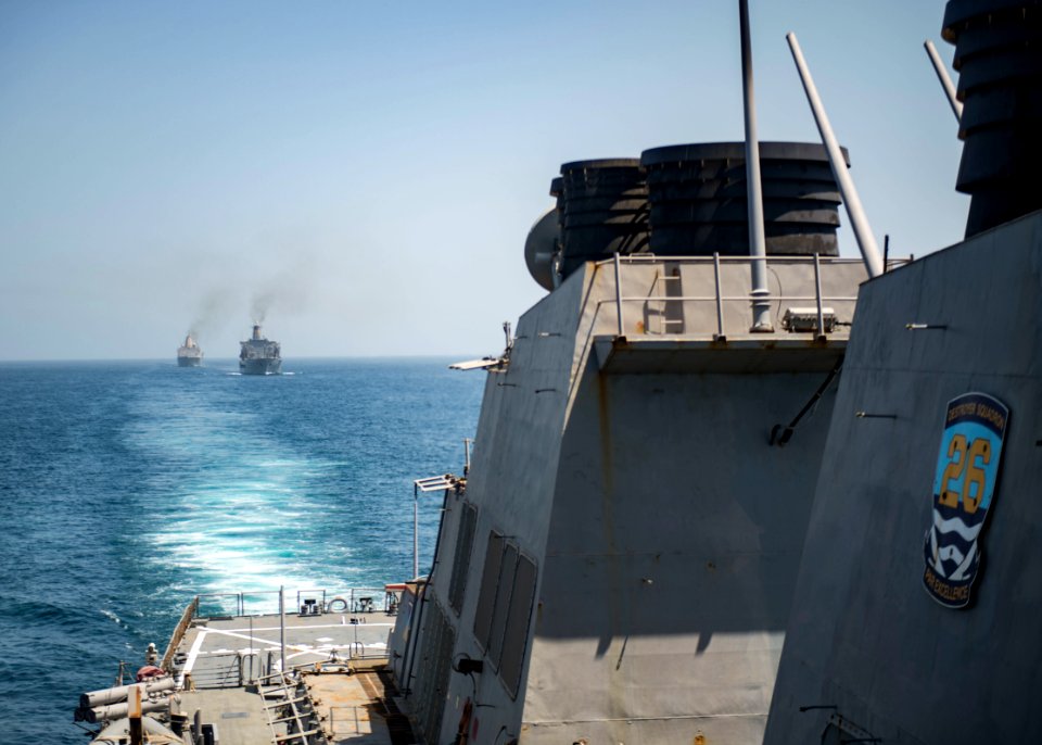 USS STOUT (DDG 55) STRAIT OF HORMUZ TRANSIT 160626-N-GP524-236