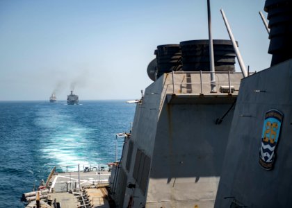 USS STOUT (DDG 55) STRAIT OF HORMUZ TRANSIT 160626-N-GP524-236