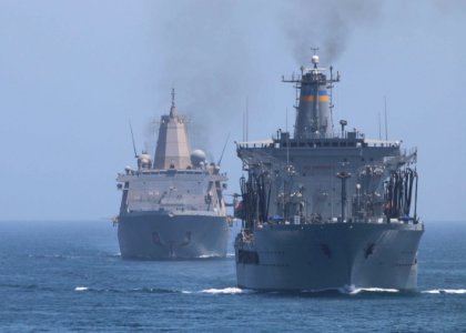 USS STOUT (DDG 55) STRAIT OF HORMUZ TRANSIT 160626-N-GP524-530
