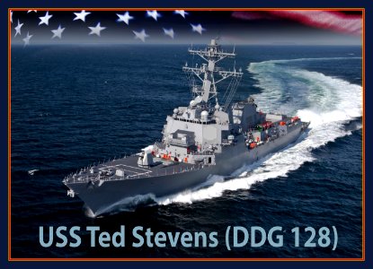 USS Ted Stevens (DDG-128) artist depiction