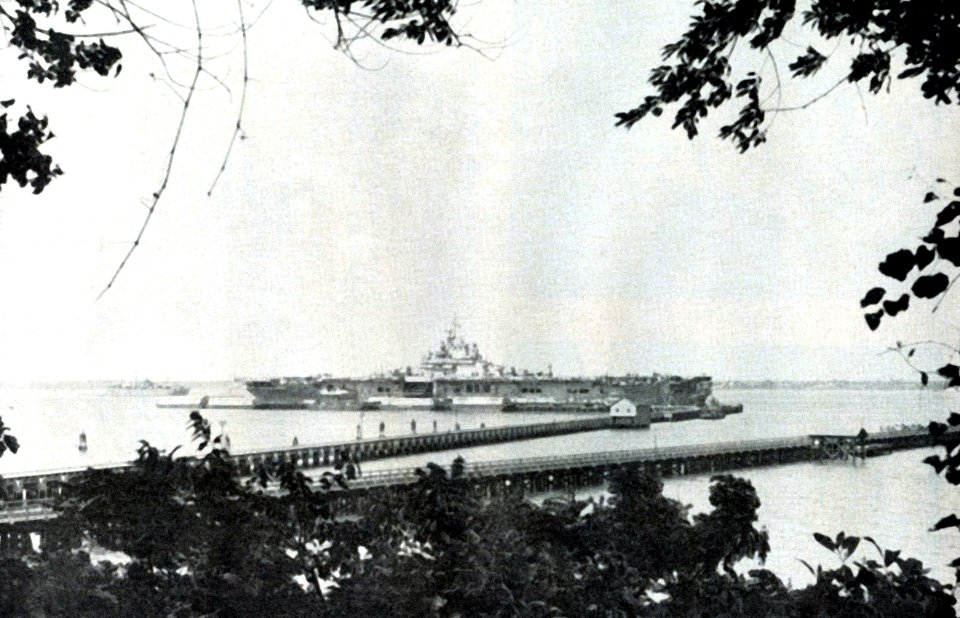 USS Tarawa (CV-40) at Yorktown VA in 1946