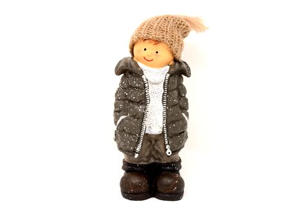 Winter jacket cap deco