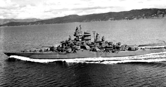 USS Tennessee (BB43) 1943