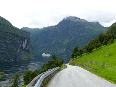Norway fjords ship photo
