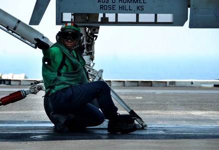 USS Theodore Roosevelt conducts flight operations. (20964170431)