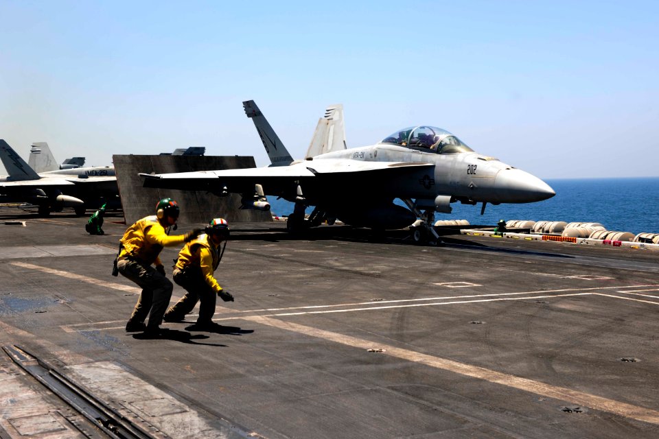 USS Theodore Roosevelt conducts flight operations. (17717146169)