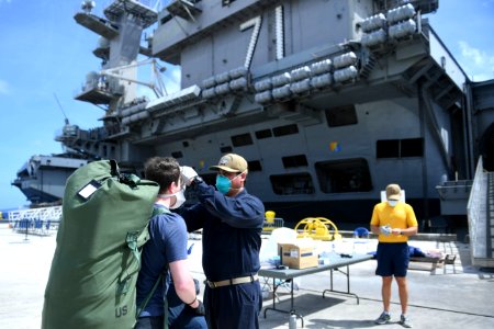 USS Theodore Roosevelt New Phase of Recovery 200430-N-FP690-1032 (49859708253)