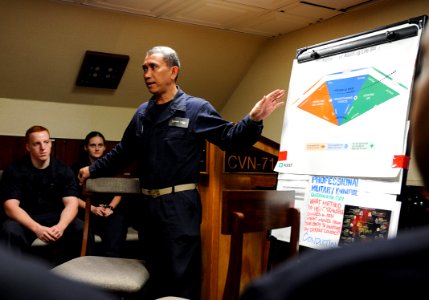 USS Theodore Roosevelt ASIST workshop 150814-N-GR120-011