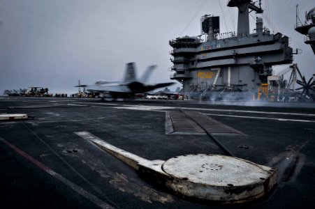 USS Theodore Roosevelt operations 150415-N-GR120-315