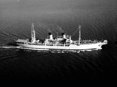 USS Thor (ARC-4) underway in the 1950s