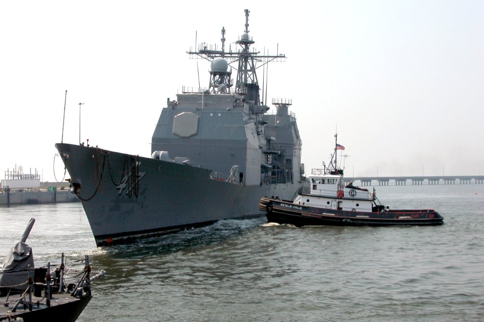 USS Ticonderoga CG-47 just after decommissioning