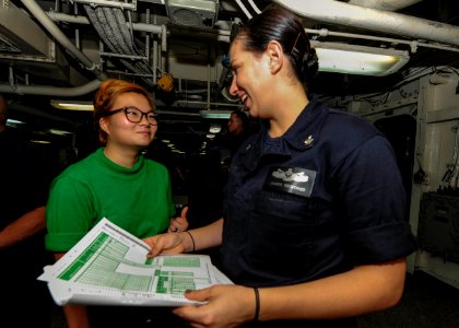 USS Theodore Roosevelt operations 150917-N-PG340-008 photo