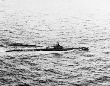 USS Torsk underway February 1945