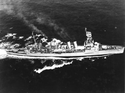USS Trenton (CL-11) underway at sea on 23 October 1935