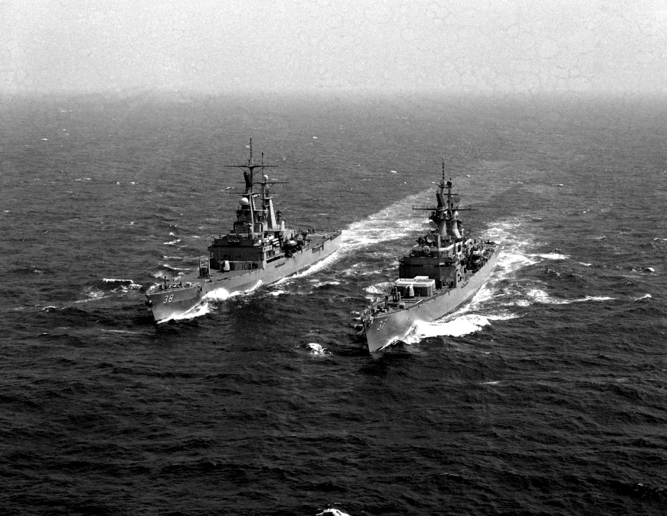 USS Virginia (CGN-38) and USS South Carolina (CGN-37)