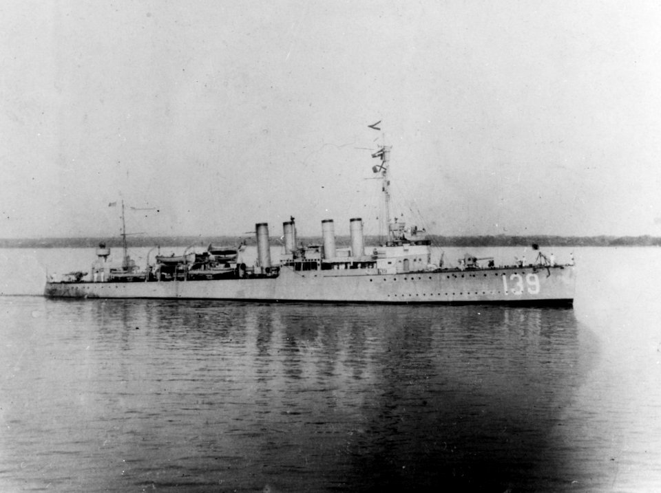 USS Ward (DD-139) on 26 February 1919 (NH 63240)