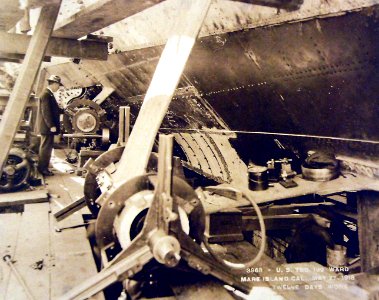 USS Ward (DD-139) construction, Mare Island Navy Yard, California, May 27, 1918 (27441891875)