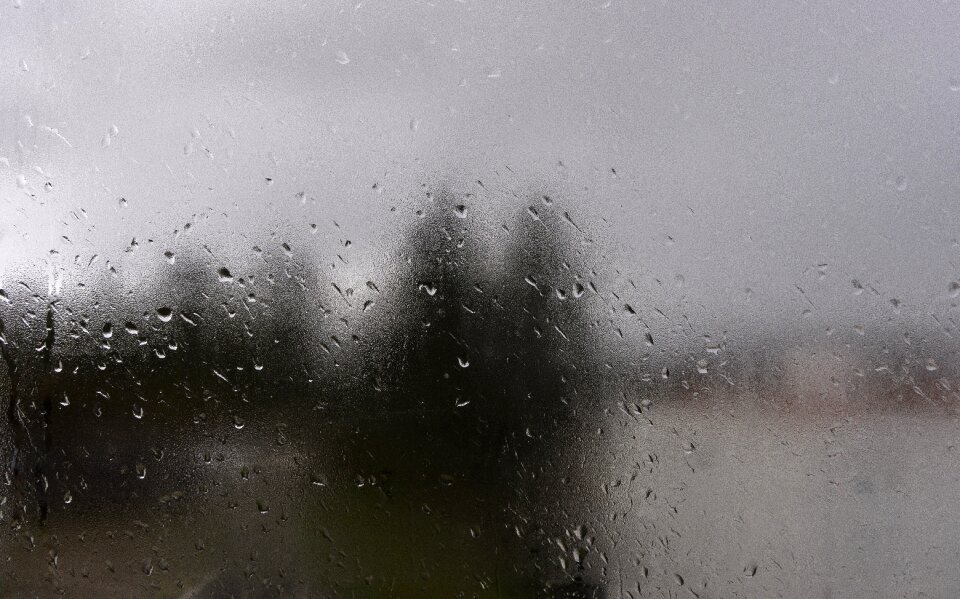 Window droplet landscape