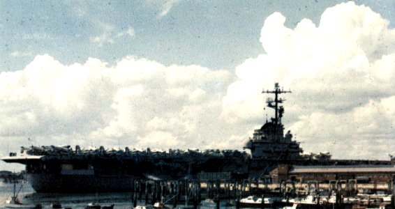 USS Wasp (CVS-18) at Portsmouth in September 1968