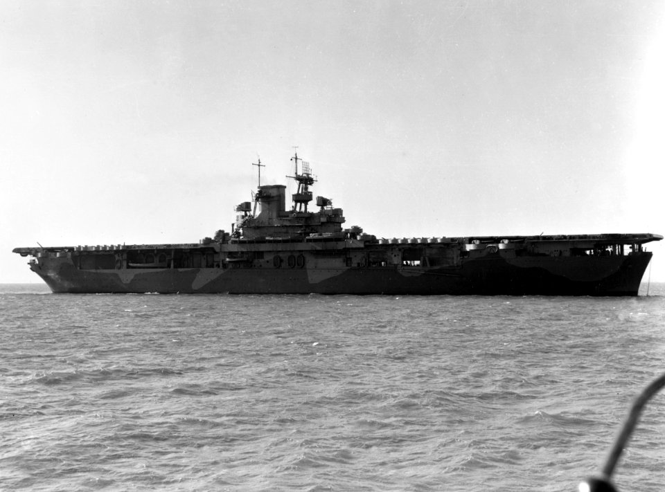USS Wasp (CV-7) off the Norfolk Navy Yard 1942