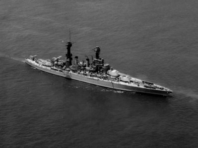 USS West Virginia at 1927 naval review NARA 19-LC-19C