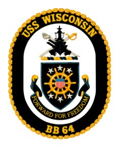 USS Wisconsin (BB-64) coat of arms