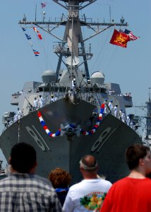 USS Winston Churchill (DDG 81) arrives at Naval Station Norfolk photo
