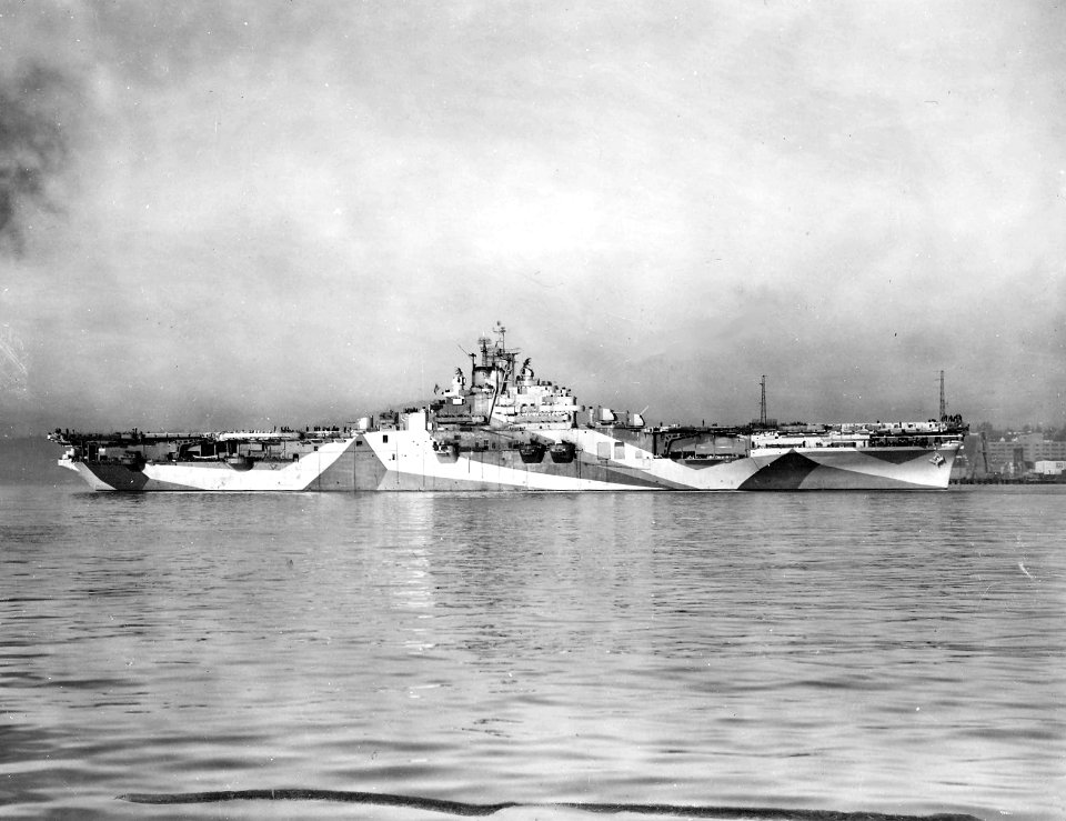 USS Yorktown (CV-10) at Puget Sound 1944