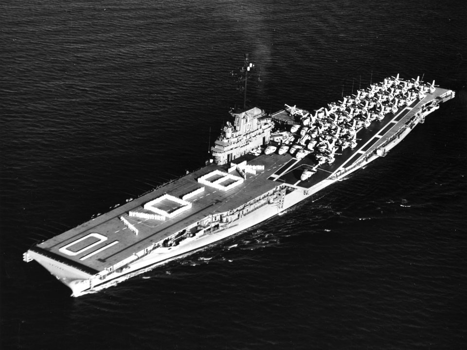 USS Yorktown (CVS-10) off Yokosuka on 3 March 1960