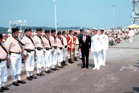 USS Yorktown (CG-48) commissioning