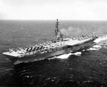 USS Yorktown (CVA-10) underway in 1956