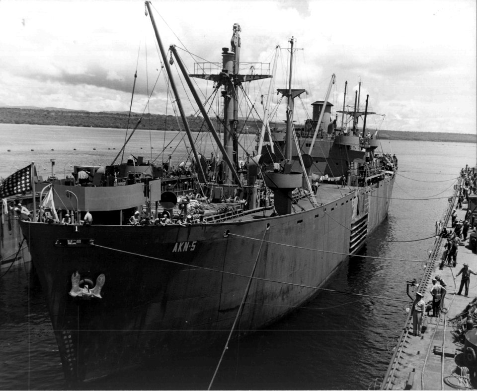 USS Zebra AKN-5 Espiritu Santo New Hebrides Islands 29 February 1944