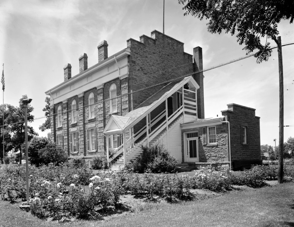 Utah Territorial Statehouse northeast corner 1967