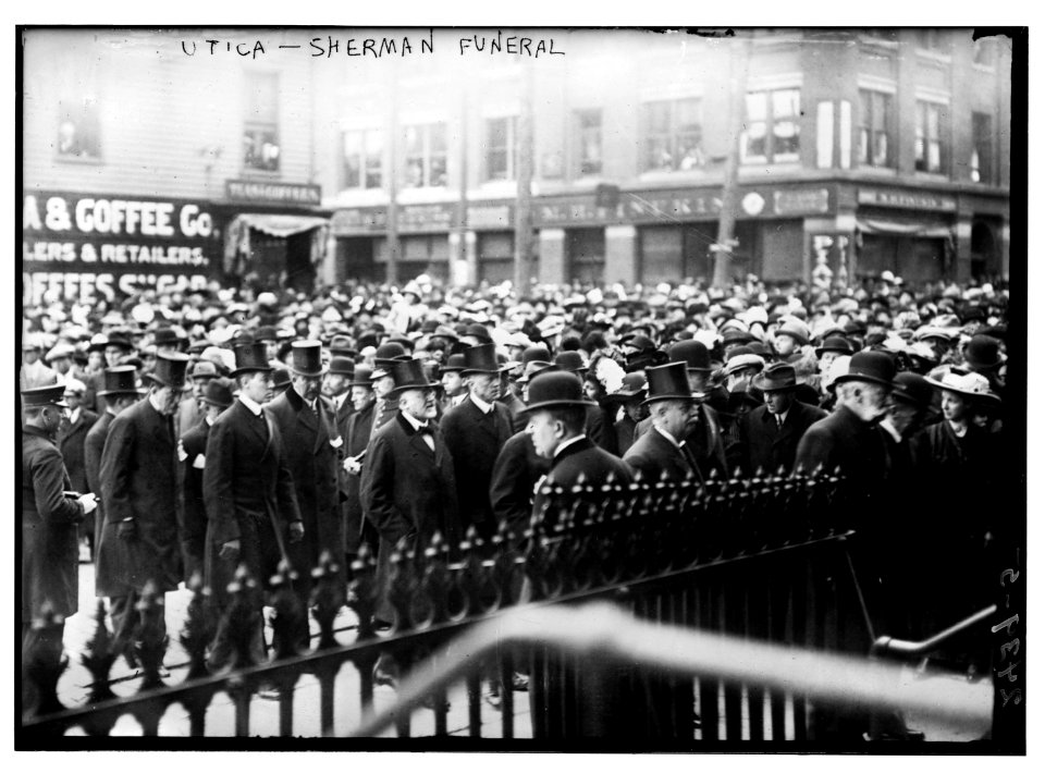 Utica - Sherman funeral LCCN2014690744