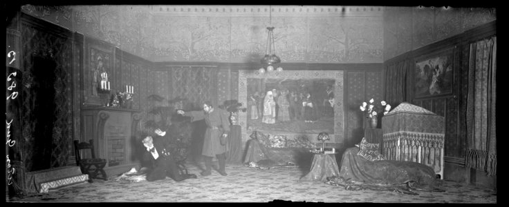 Utan Gud, Södermalmsteatern 1922. Föreställningsbild - SMV - SFT001