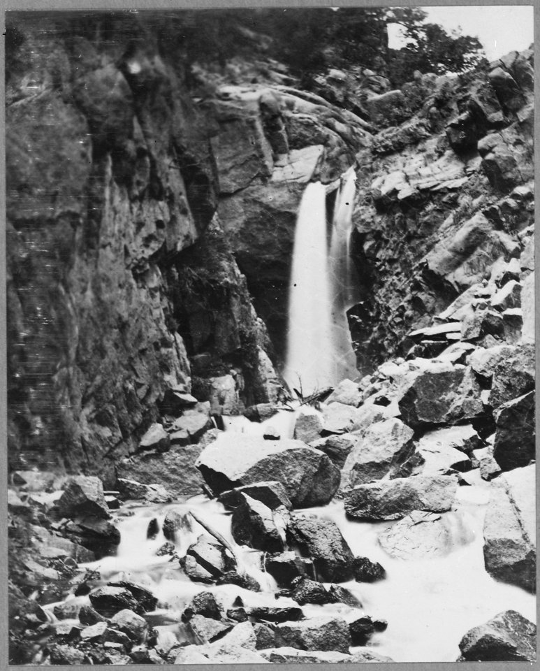 Ute Falls, in Ute Pass, Colorado - NARA - 517507