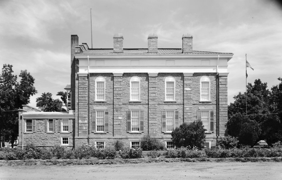 Utah Territorial Statehouse west side 1967