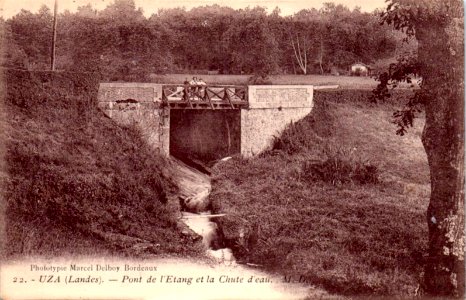 Uza (Landes) - pont de la route 2
