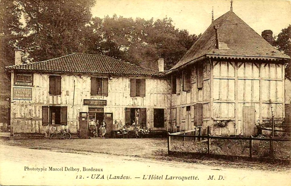Uza (Landes) - Hôtel Larroquette