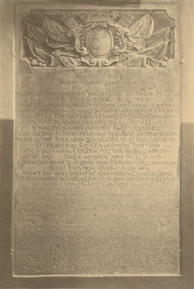 Uładzisłaŭ Tyškievič. Уладзіслаў Тышкевіч (J. Bułhak, 1919)