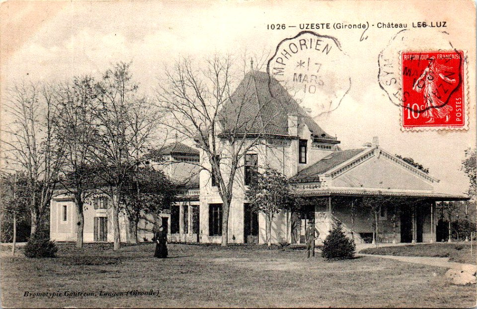 Uzeste - château Les Luz